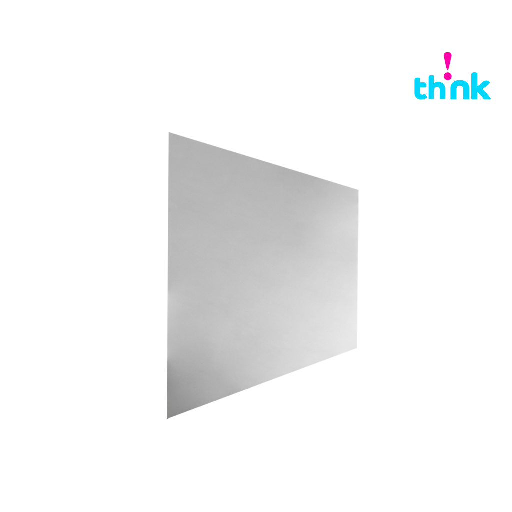 Placa de Aluminio Espejo Plata