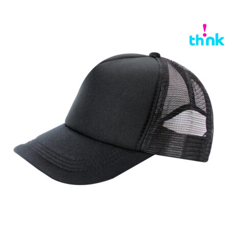 Gorra Poliester Tipo Trucker color Negro