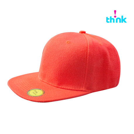 GORRA PLANA TIPO TRUCKER ROJA