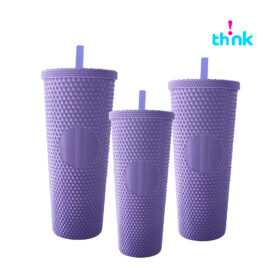Vaso plastico texturizado