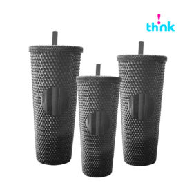 Vaso texturizado de plastico