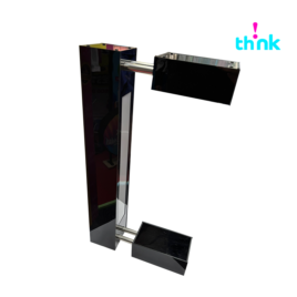 Display Exhibidor Flotante Para Tenis Con Led, Negro Luz En Movimiento EF (23.5x44x7.1 cm) Pz