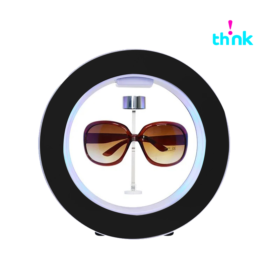 Display Exhibidor De Gafas Con Led, Negro (26x6cm) Pz