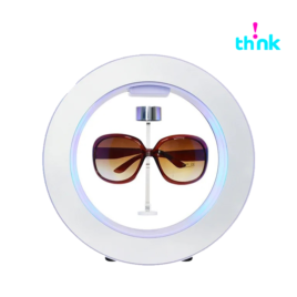 Display Exhibidor De Gafas Con Led, Plata (26x6cm) Pz